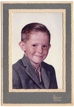 Brett Gadbois as a young boy